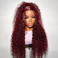 Peruca Lace Front Sintética Kinky Curly 26 Polegadas — 180% Densidade | Pré-Arrancada