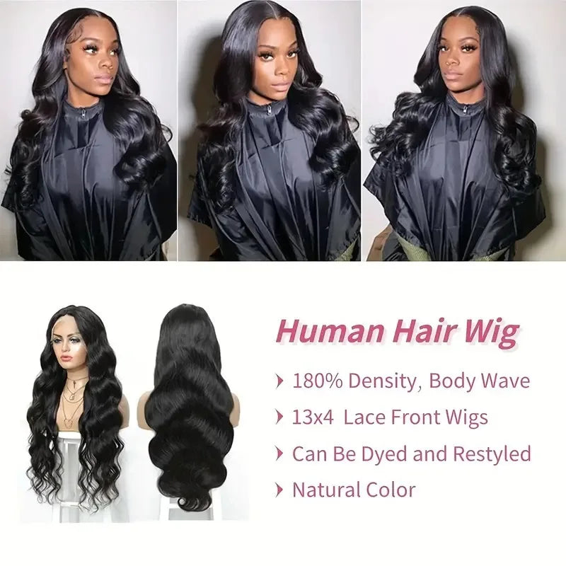 Peruca Lace Front Sintética — Ondas Médias e Grandes | 10 a 18 Polegadas